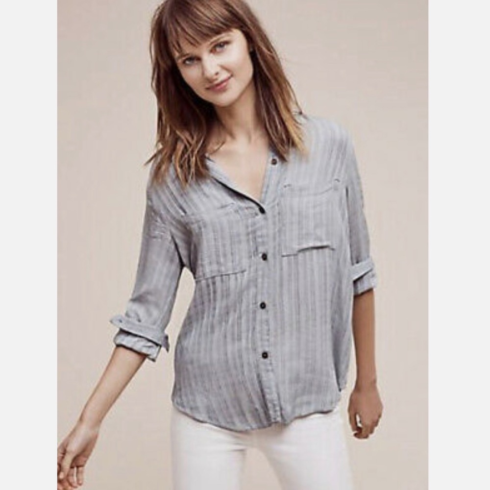 Anthropologie Holding Horses Skylar Button Down